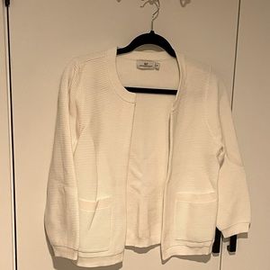 Vineyard Vines. Size XS, sweater blazer off-white